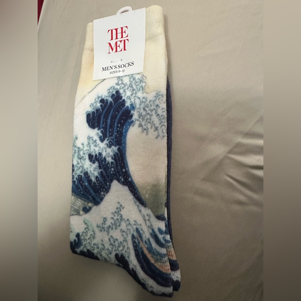 Men's Artistic Socks - Blue Ocean Design